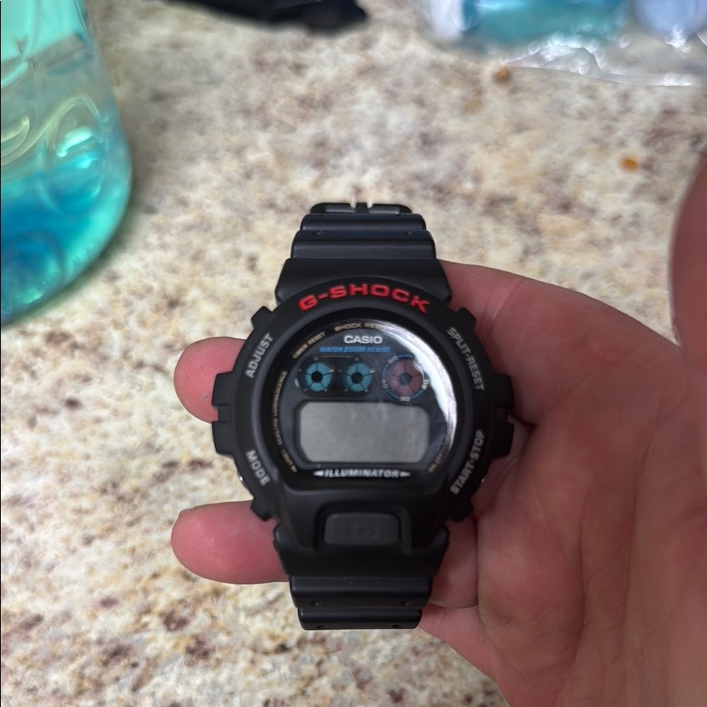 Casio G-Shock Black Watch with Red Details